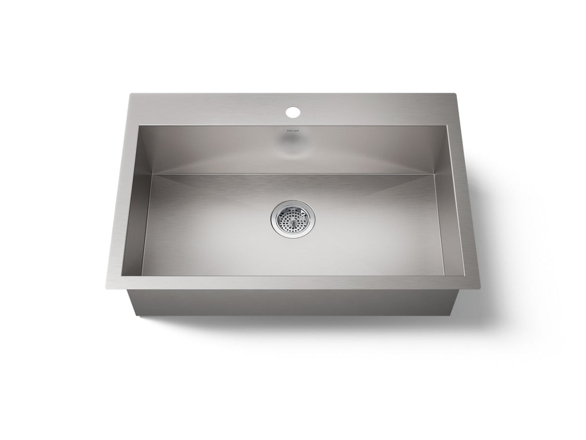 VAULT LARGE SINGLE BASIN SINK, 1-HOLE