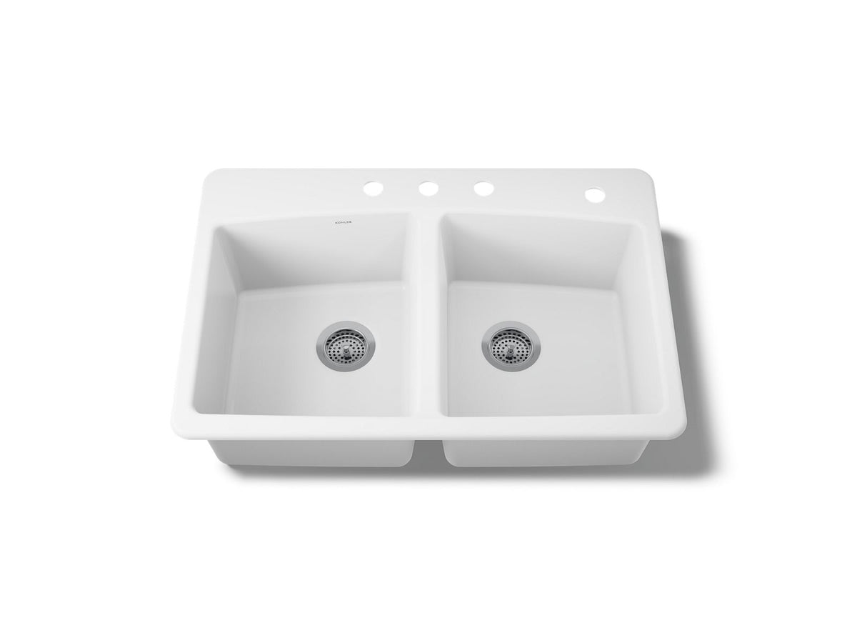 BROOKFIELD SINK, DE, SR, 4-HOLE