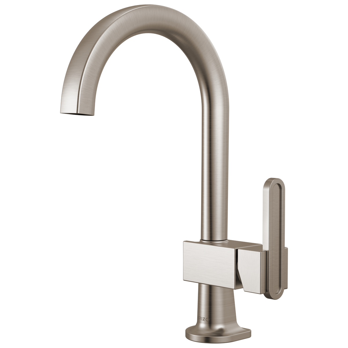 BAR FAUCET WITH ARC SPOUT - LESS HANDLE