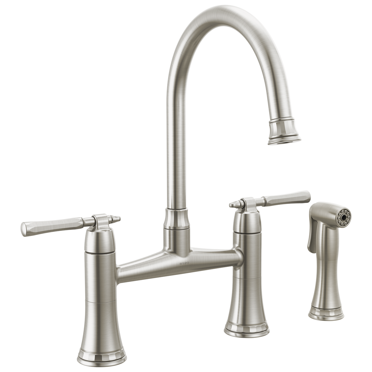 BRIDGE FAUCET WITH SPRAY - 2L