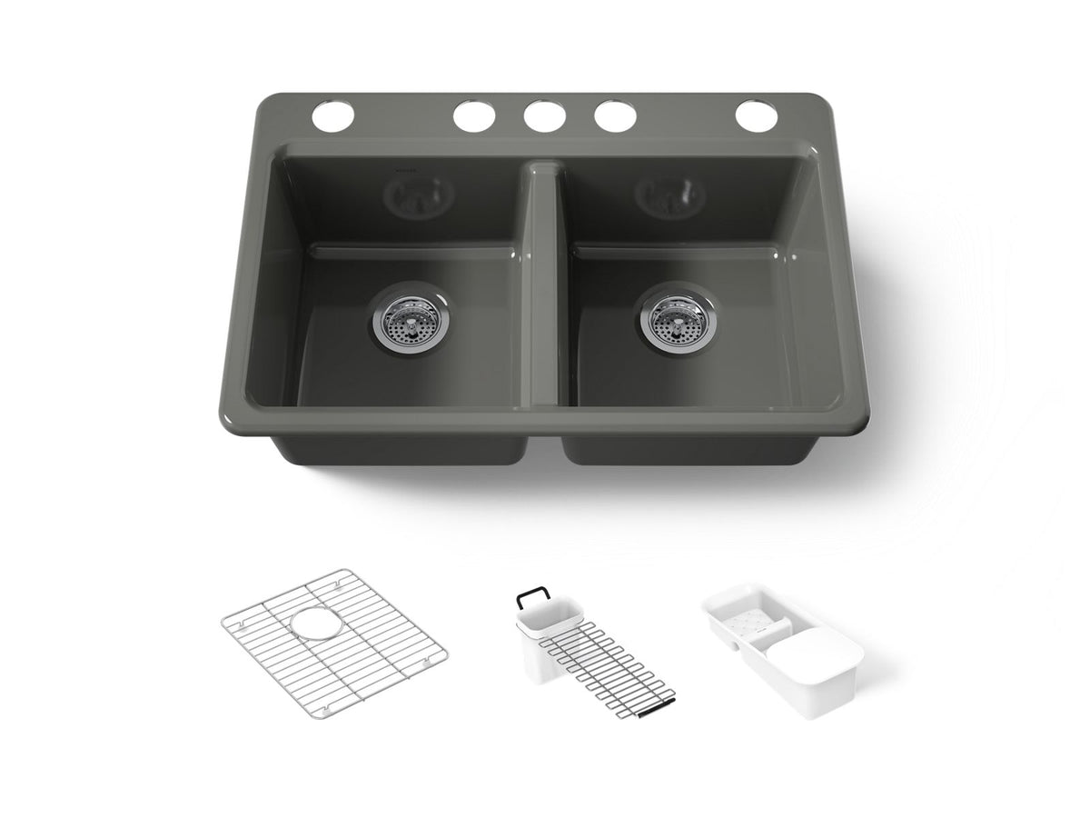 RIVERBY DOUBLE EQUAL UNDERMOUNT SINK