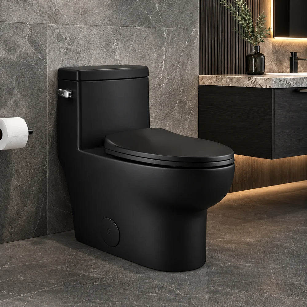 One Piece Elongated Toilet