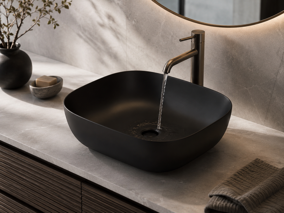 20" Rectangular Vessel Bathroom Sink