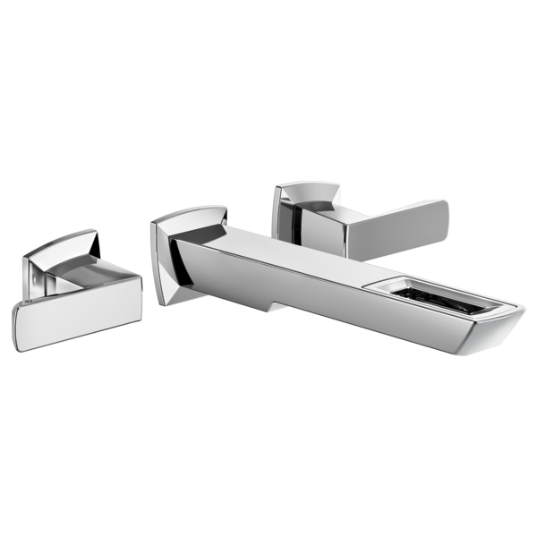 TWO HANDLE WALL MOUNT LAVATORY FAUCET