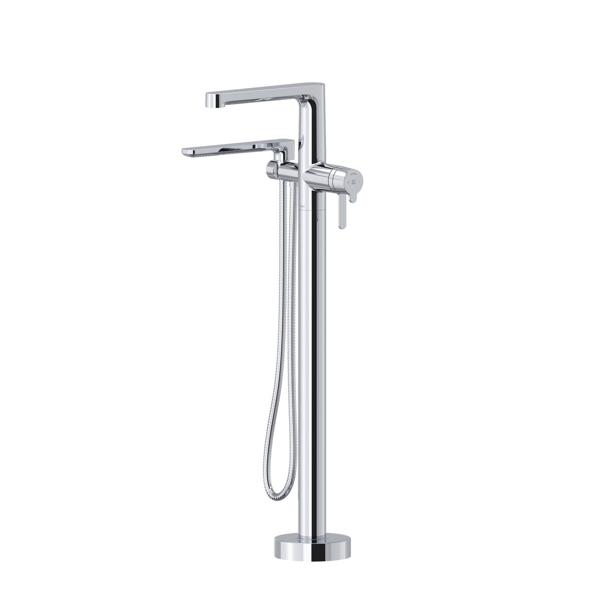 Nibi Thermostatic Single Hole Floor Mount Tub Filler Trim