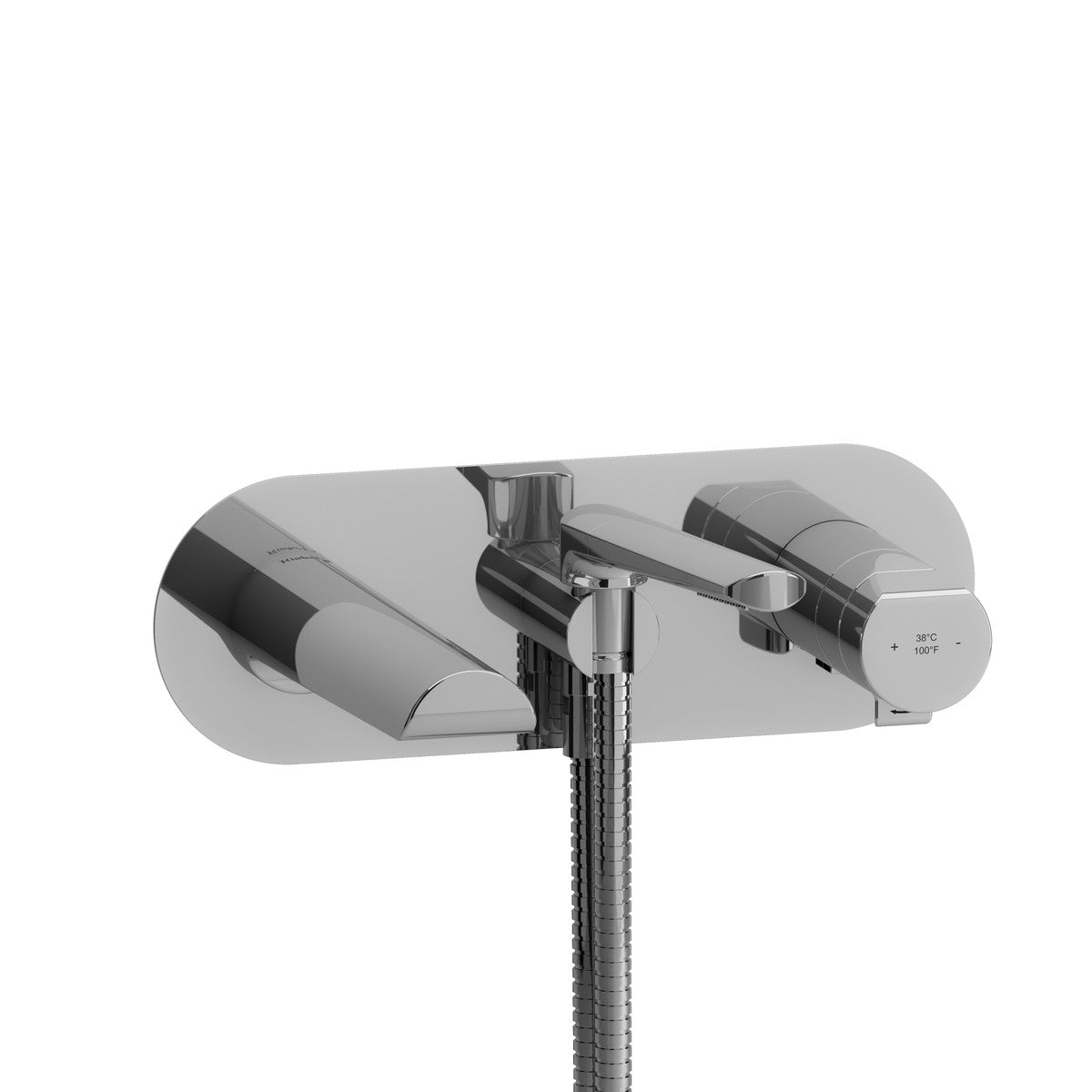 Parabola Wall Mount Thermostatic/Pressure Balance Tub Filler Trim