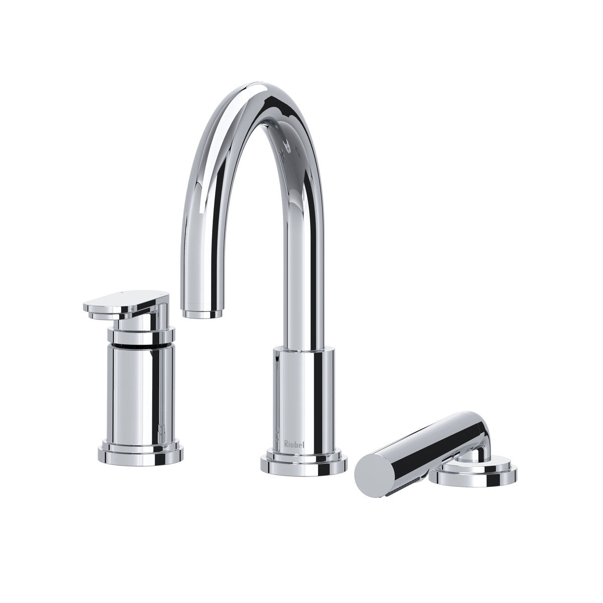 Arca 3-Hole Pressure Balance Deck Mount Tub Filler Trim