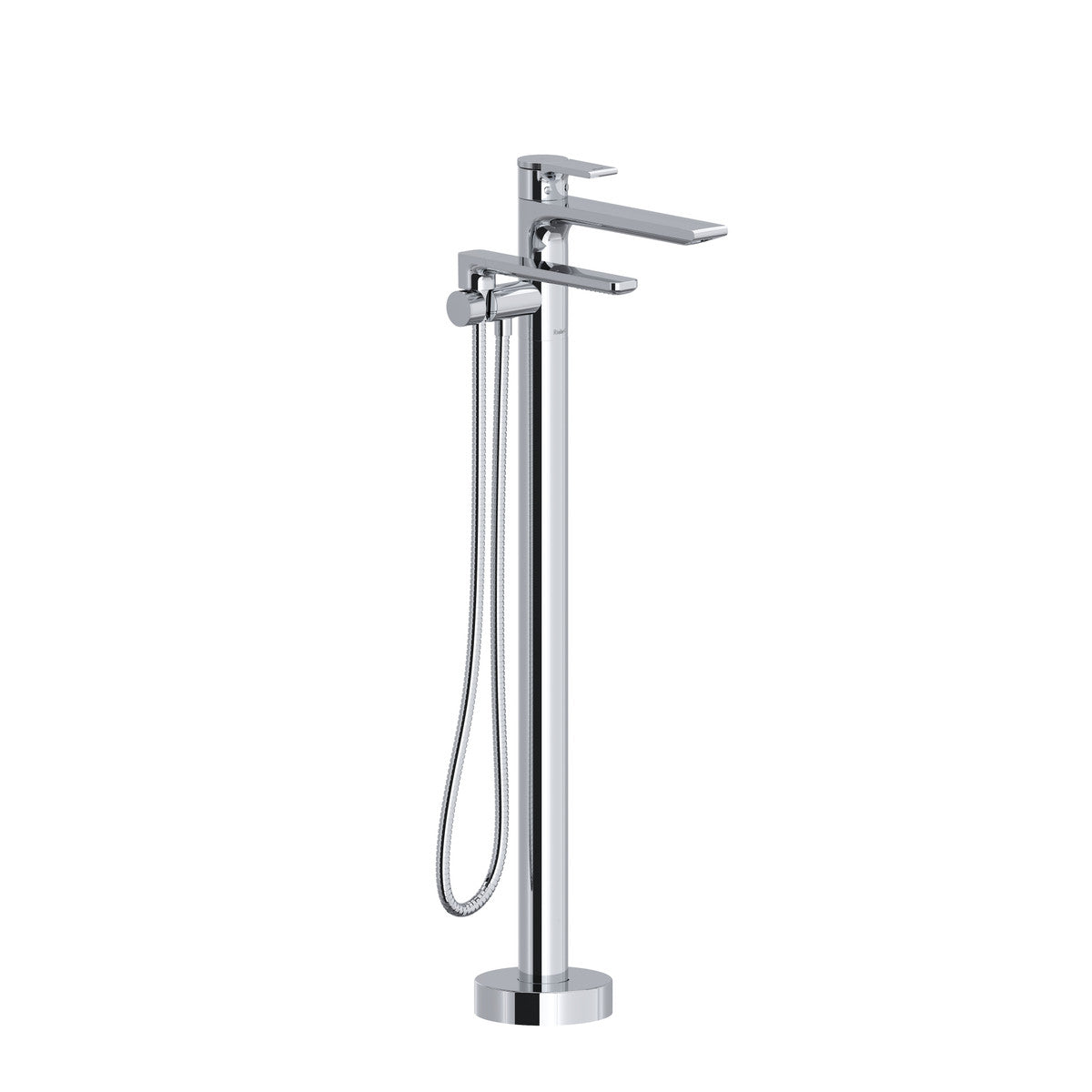 Fresk Thermostatic Single Hole Floor Mount Tub Filler Trim