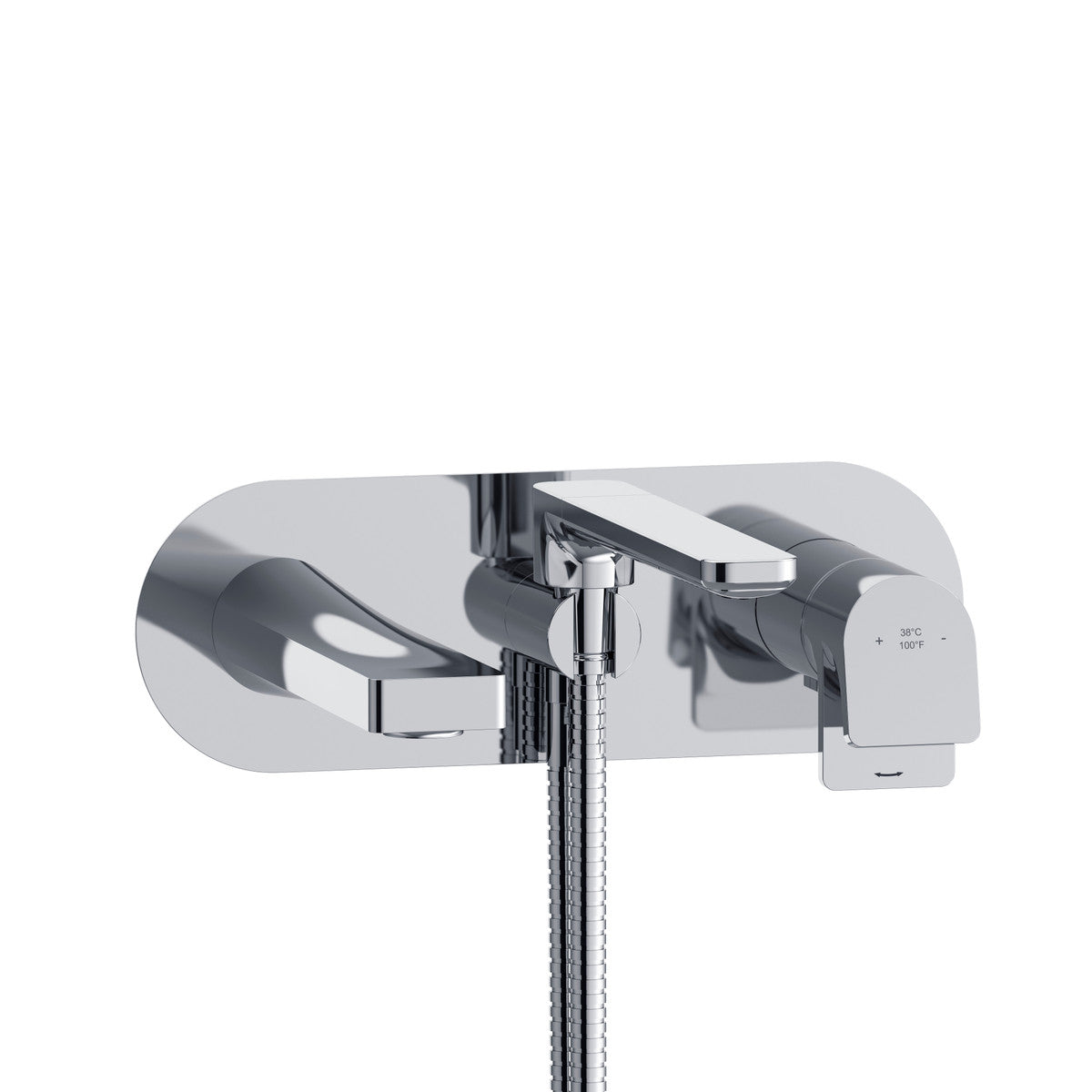 Ode Wall Mount Thermostatic/Pressure Balance Tub Filler Trim