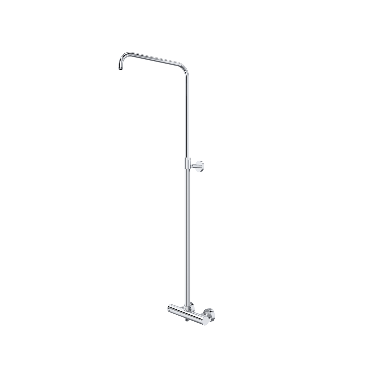 Duo Rail With 1/2" Thermostatic External Bar