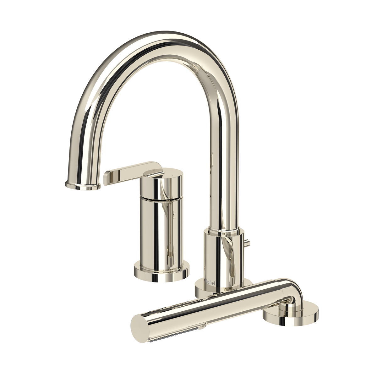 Authentica 3-Hole Pressure Balance Deck Mount Tub Filler Trim
