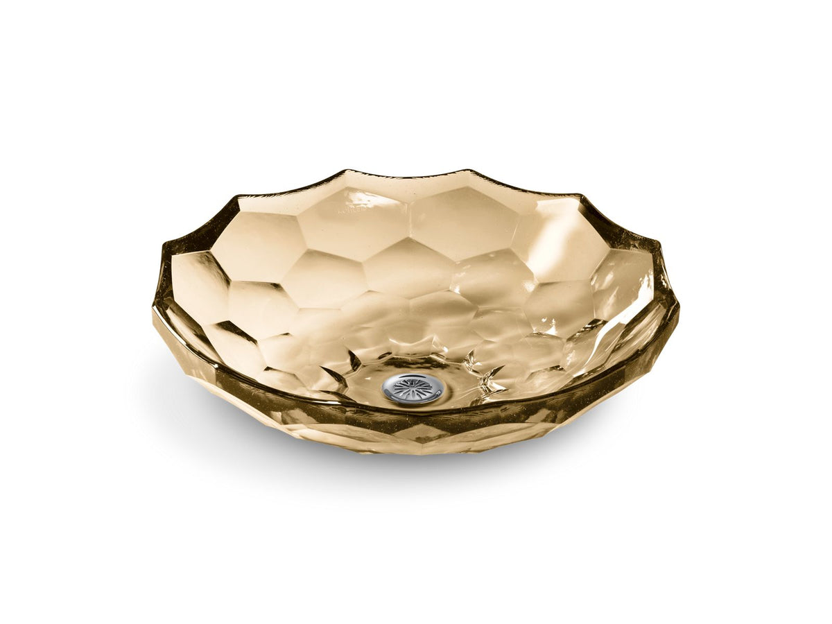 BRIOLETTE GLASS LAV (TRANS SANDALWOOD)