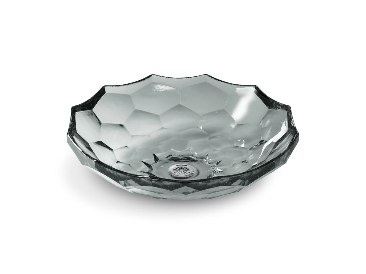 BRIOLETTE GLASS LAV (TRANS STONE)