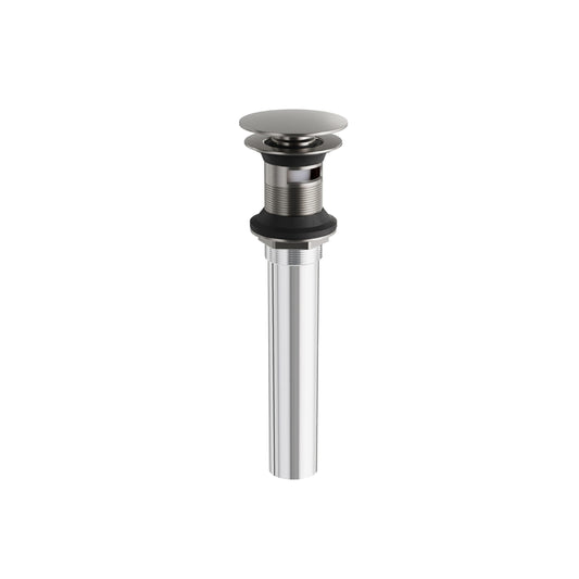 ROUND PRES. POP UP DRAIN WITH OVERFLOW