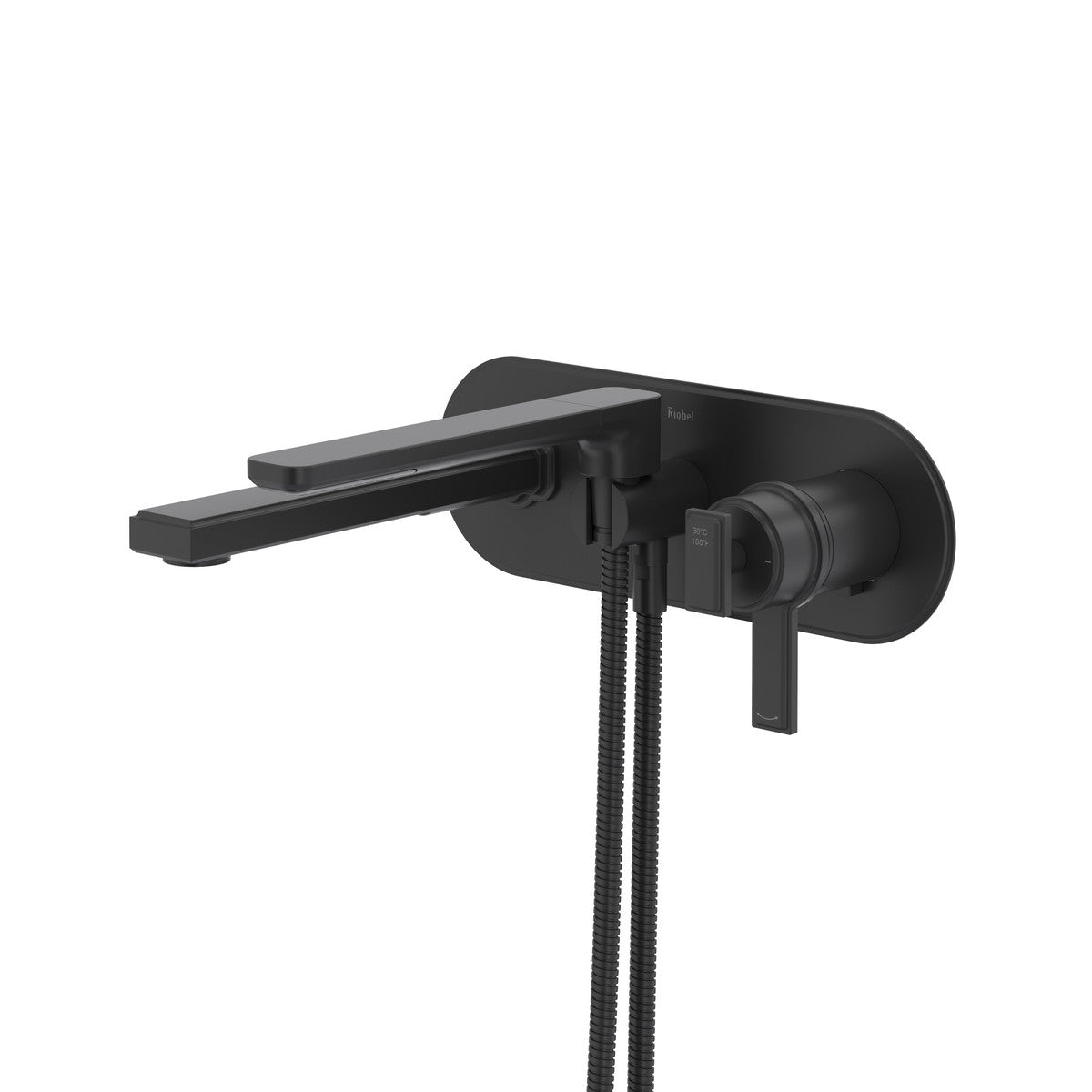 Manifesto Wall Mount Thermostatic/Pressure Balance Tub Filler Trim