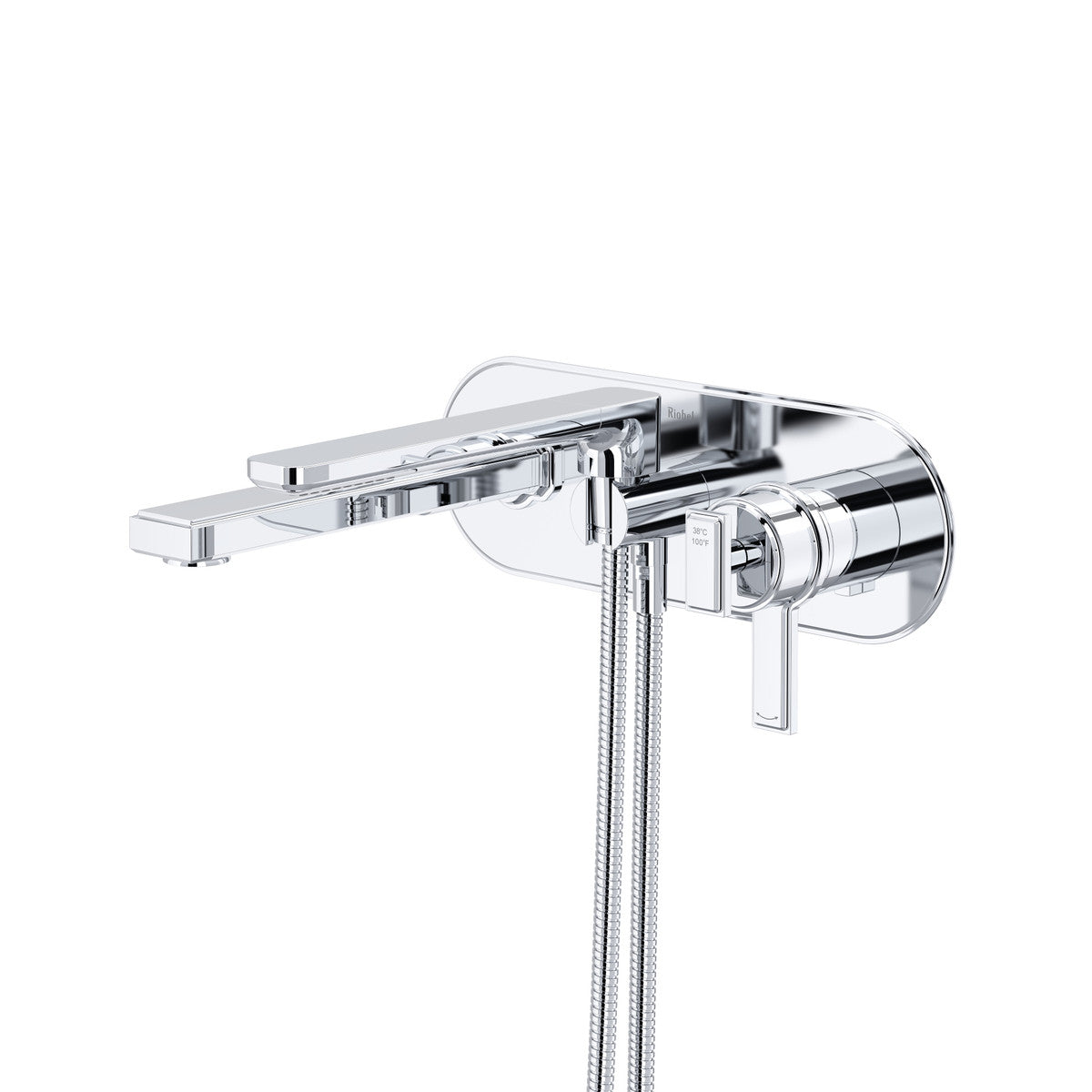 Manifesto Wall Mount Thermostatic/Pressure Balance Tub Filler Trim