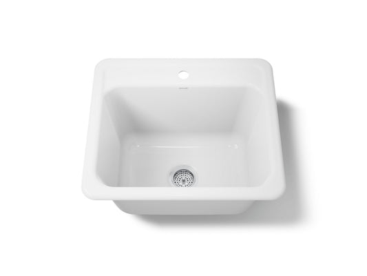 GLEN FALLS 25 X 22 DUAL-MNT SINK 1 HOLE