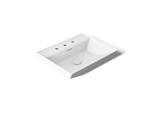 BRAZN RECTANGLE VESSEL W/ FAUCET DECK