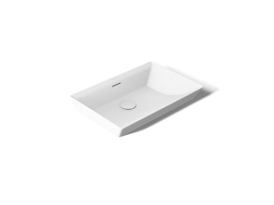 BRAZN RECTANGLE VESSEL W/O FAUCET DECK