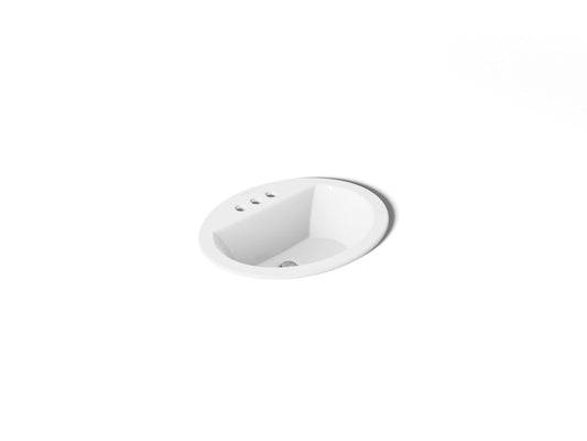 BRYANT OVAL SELF-RIMMING LAV/4 CC