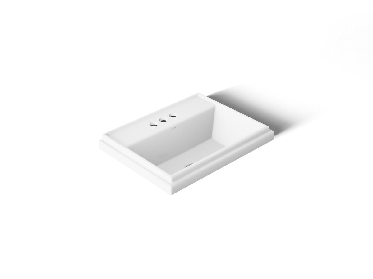TRESHAM RECTANGLE SELF-RIMMING LAV/4 CC