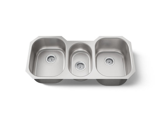 UNDERTONE TRIPLE SS SINK, RH