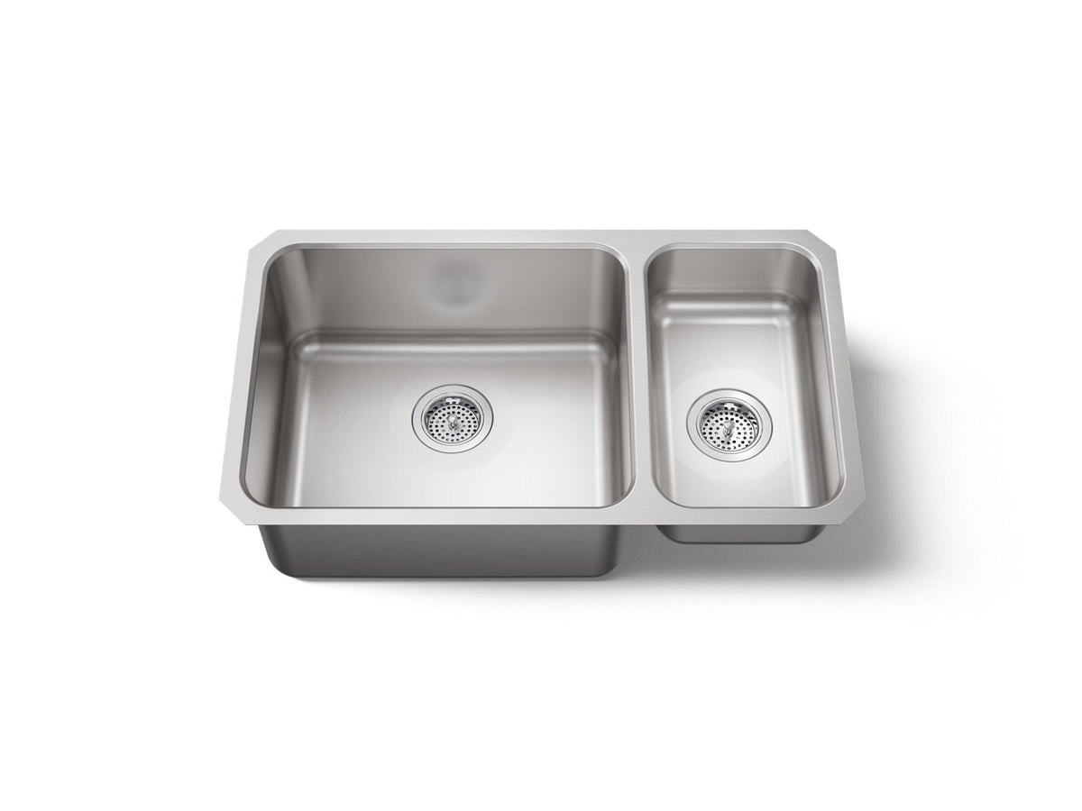 UNDERTONE HI/LOW SS SINK, RH