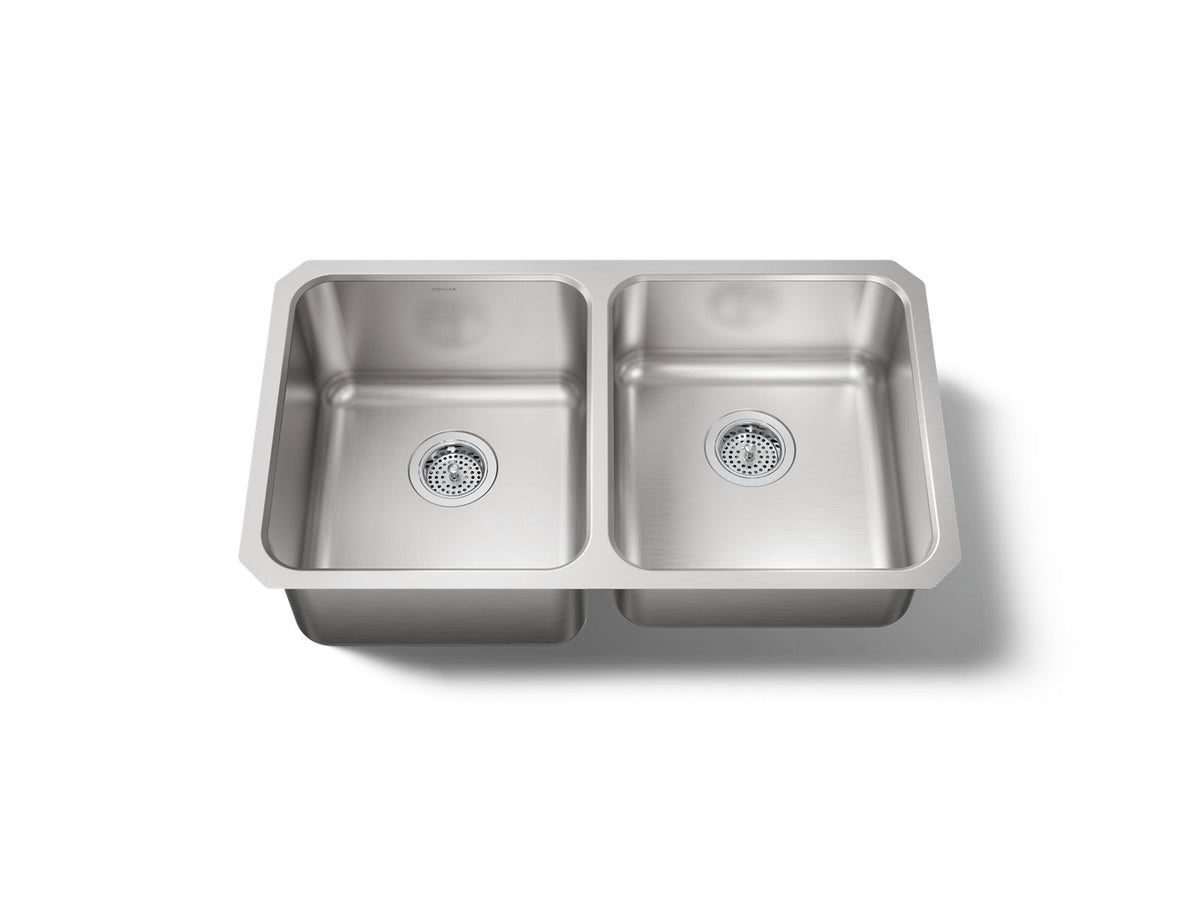 UNDERTONE HI/LOW DBL SS SINK