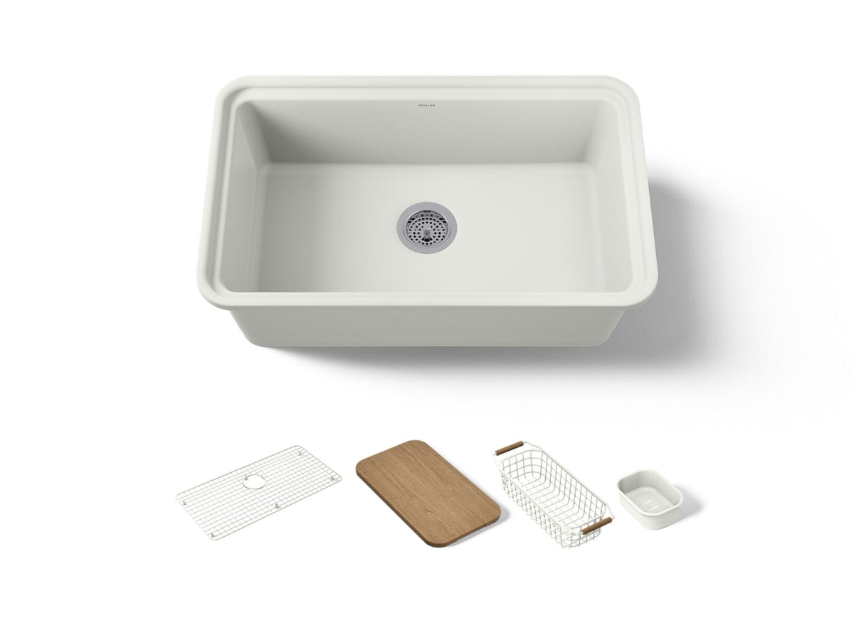 AUDRINE 30 SINGLE BASIN FIRECLAY WS