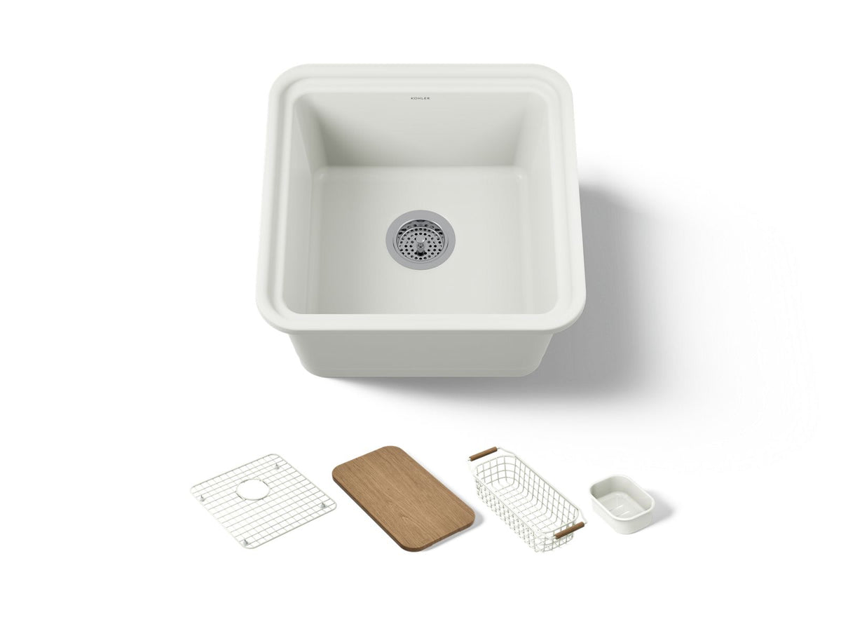 AUDRINE 18 SINGLE BASIN FIRECLAY WS