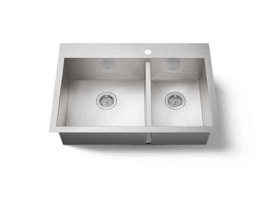 VAULT OFFSET SINK, 1-HOLE
