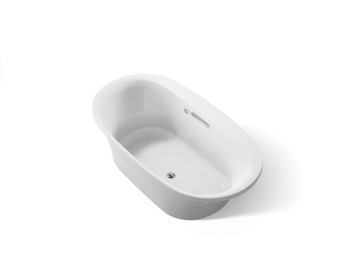 UNDERSCORE 66X36 OVAL BATH W/BASK