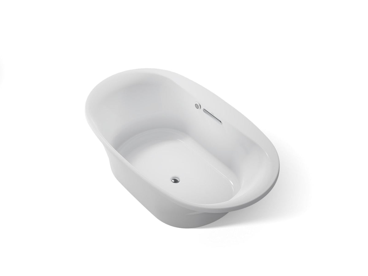 UNDERSCORE 72X42 OVAL BATH W/BASK