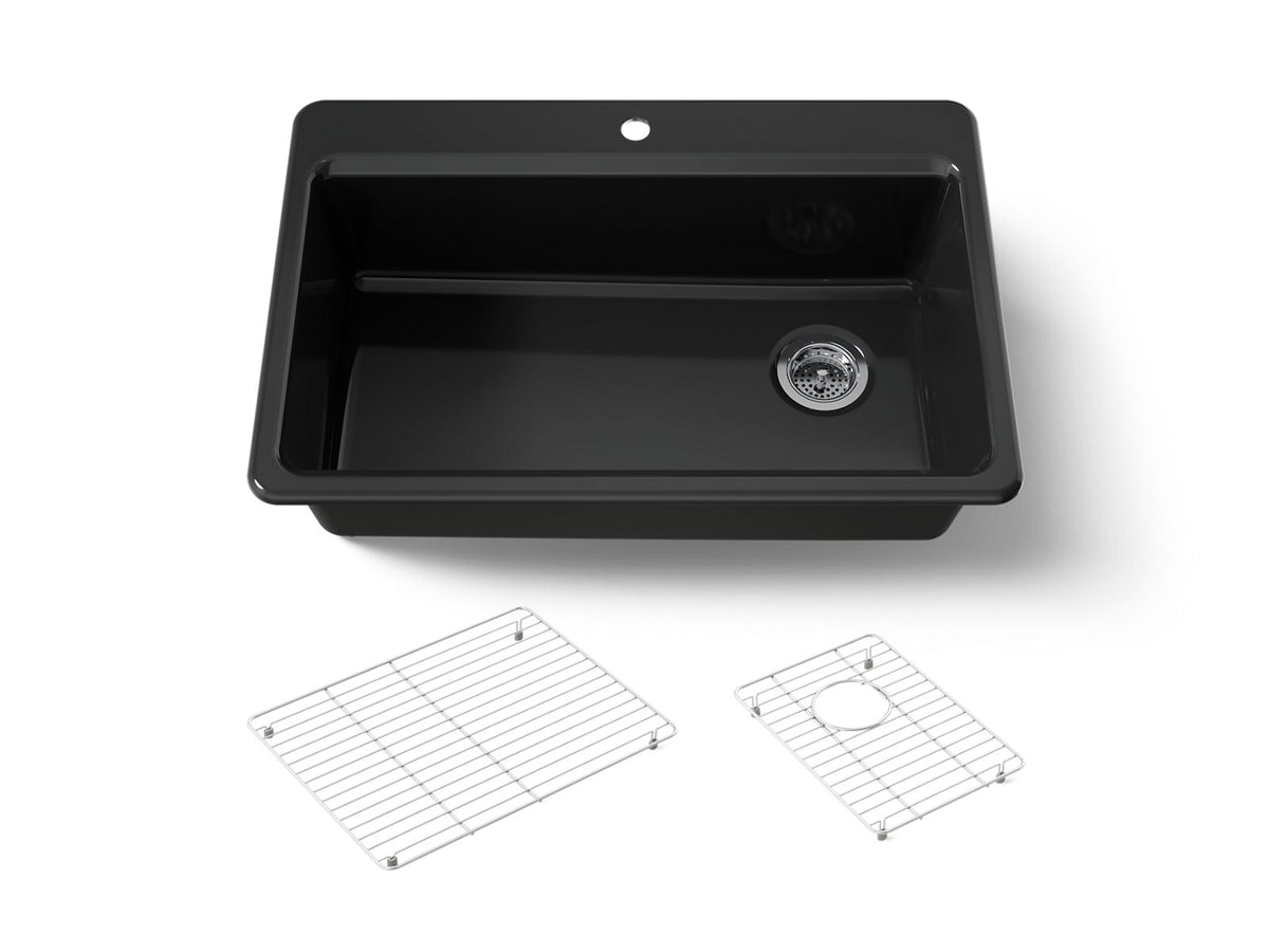 RIVERBY SINK, SINGLE, SR, 1-HOLE