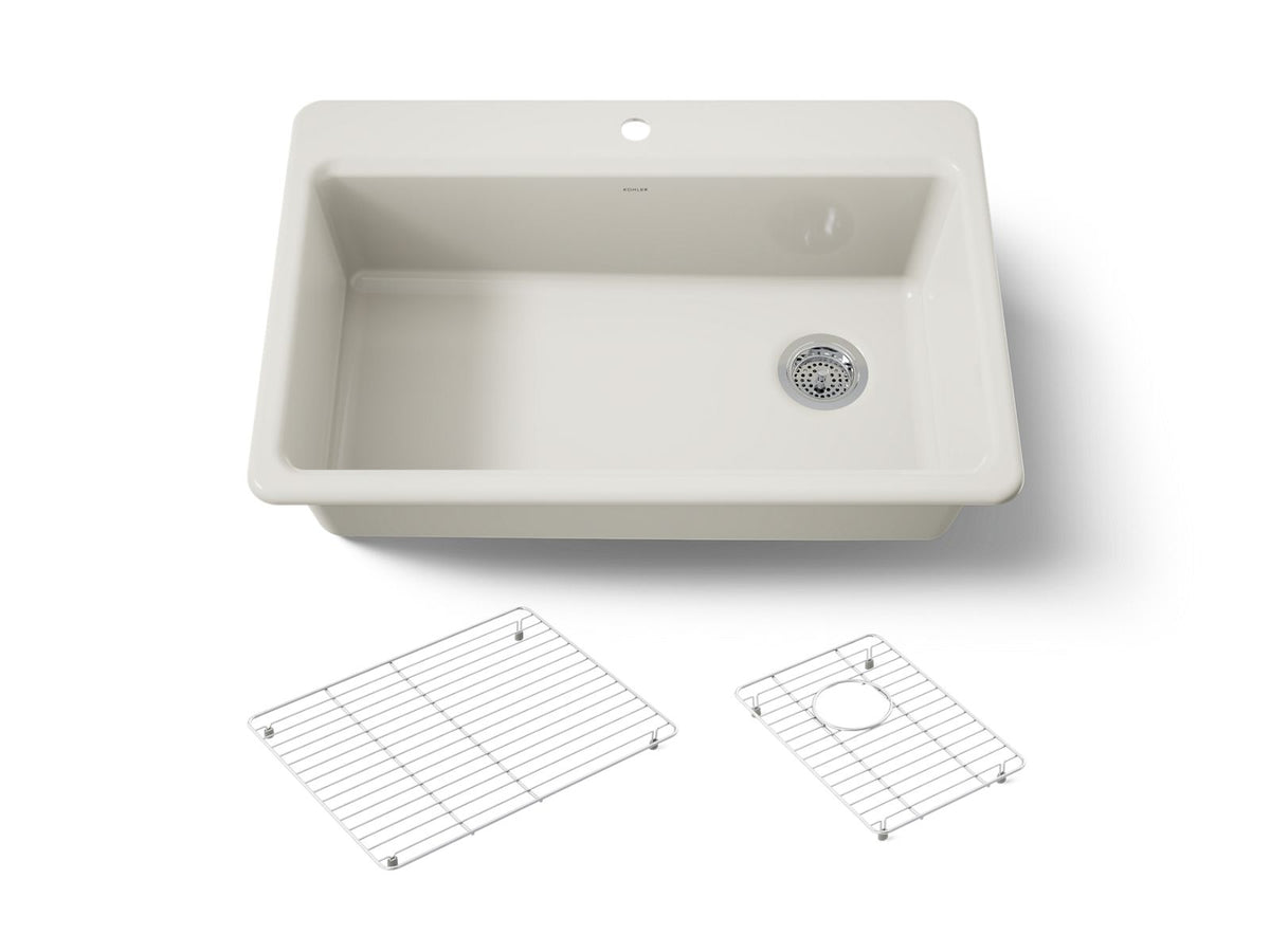 RIVERBY SINK, SINGLE, SR, 1-HOLE