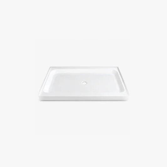 60" X 32" Double Threshold Showerbase Center Drain