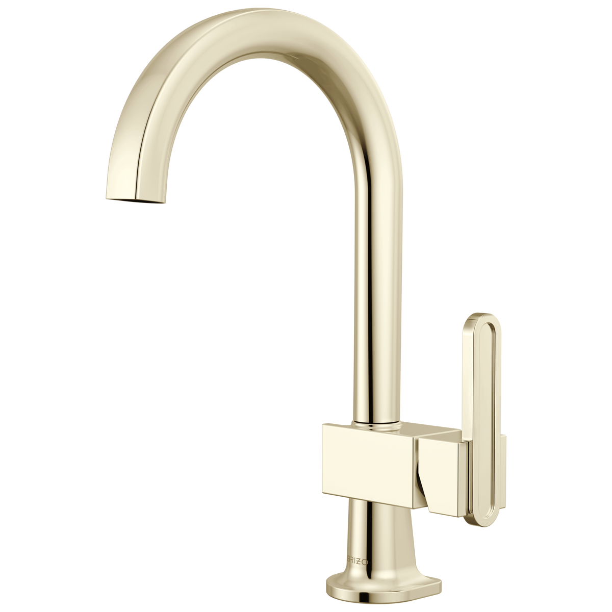 BAR FAUCET WITH ARC SPOUT - LESS HANDLE