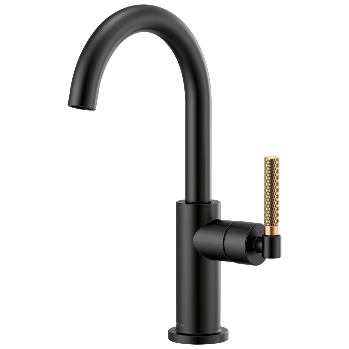 ARC SPOUT BAR, KNURLED HANDLE