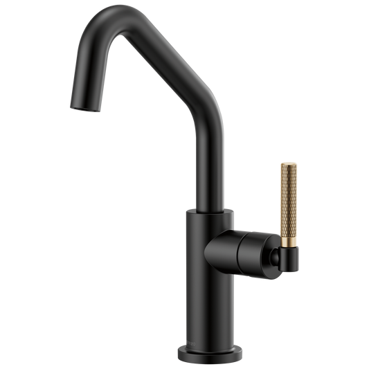 ANGLED SPOUT BAR, KNURLED HANDLE