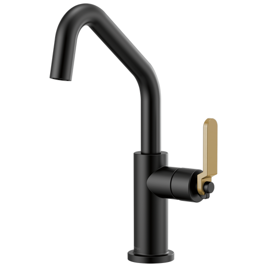 ANGLED SPOUT BAR, INDUSTRIAL HANDLE