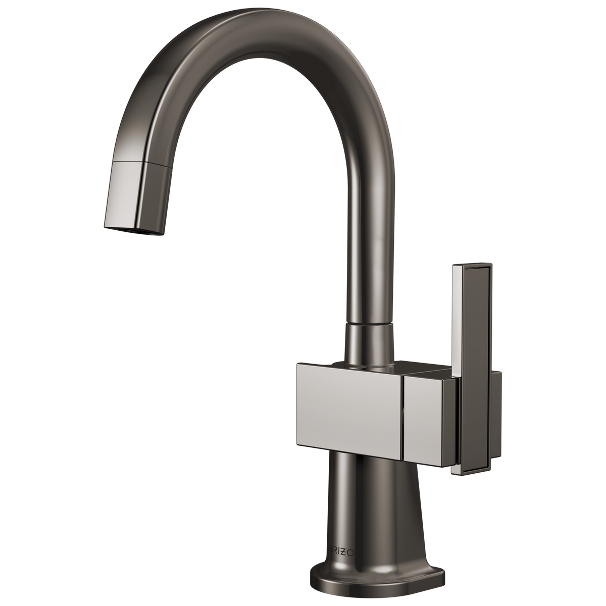 BEVERAGE FAUCET WITH ARC SPOUT