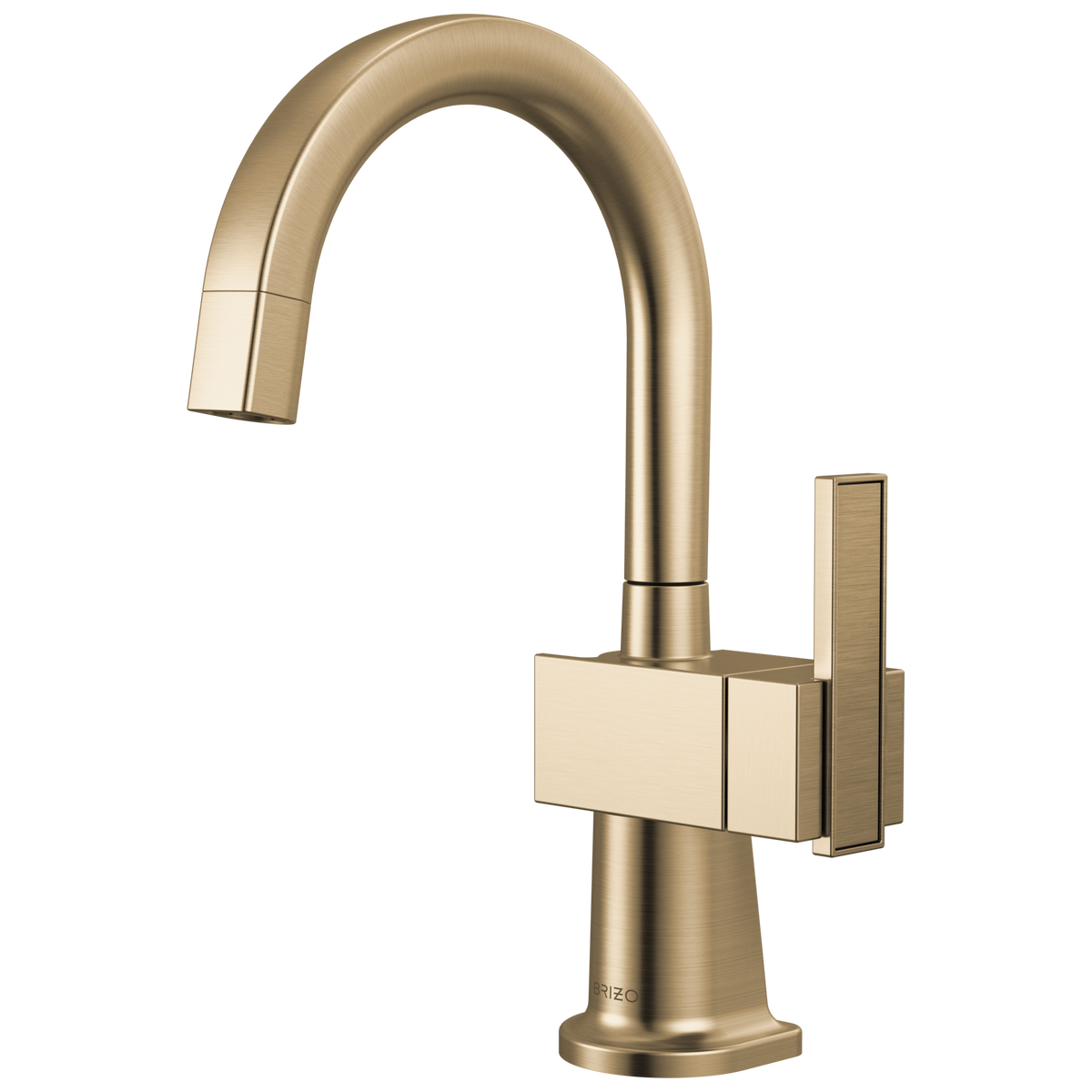 BEVERAGE FAUCET WITH ARC SPOUT