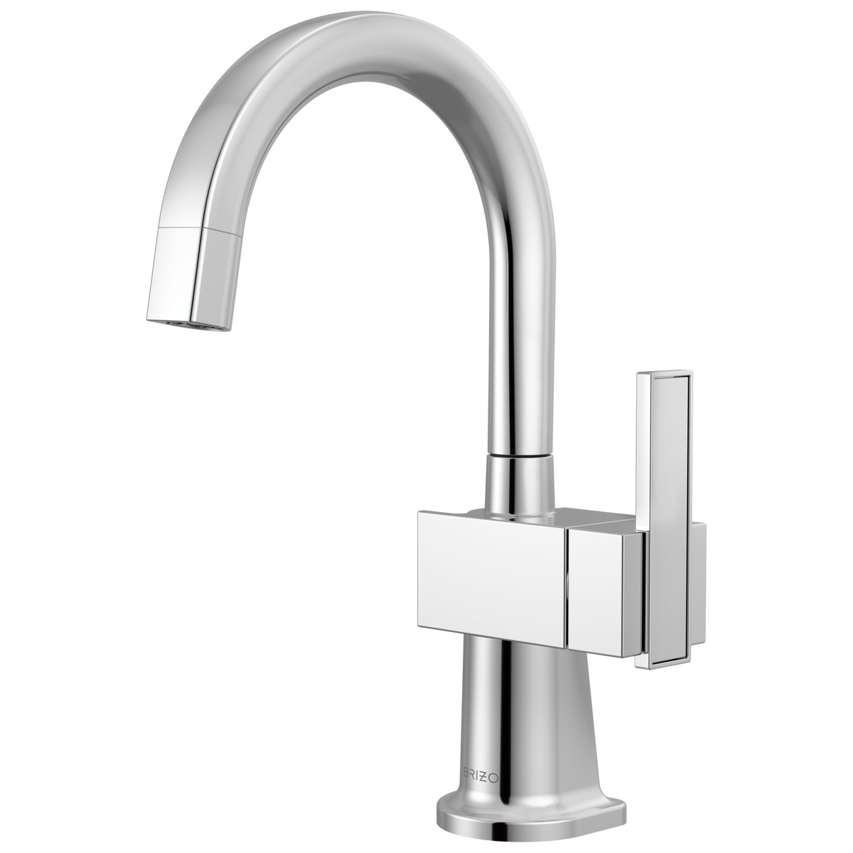 BEVERAGE FAUCET WITH ARC SPOUT