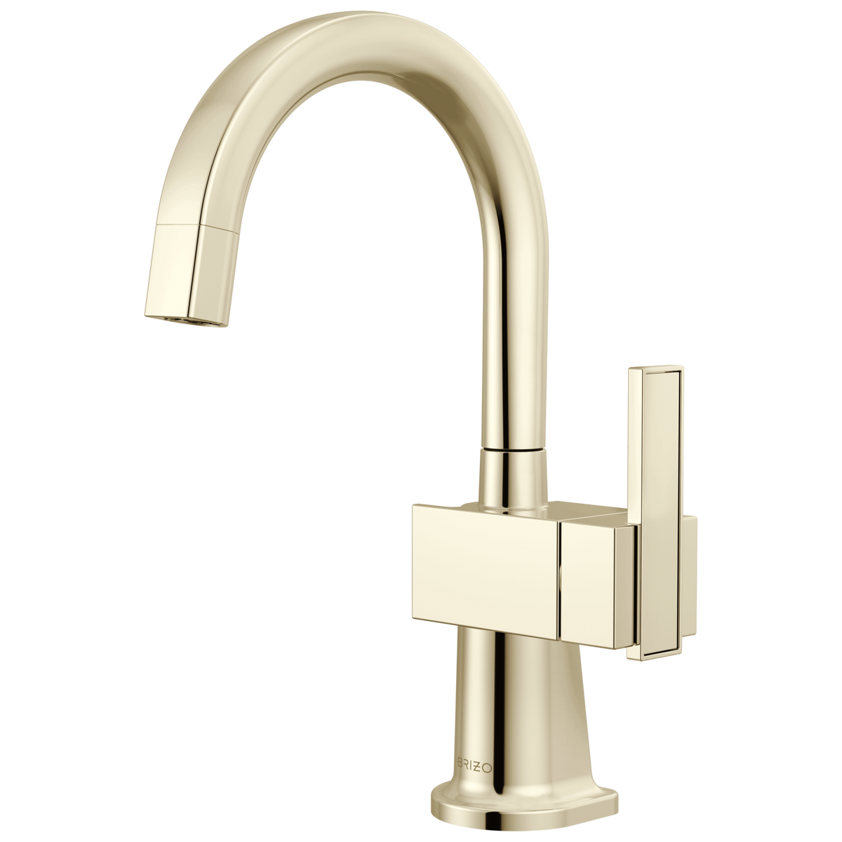 BEVERAGE FAUCET WITH ARC SPOUT