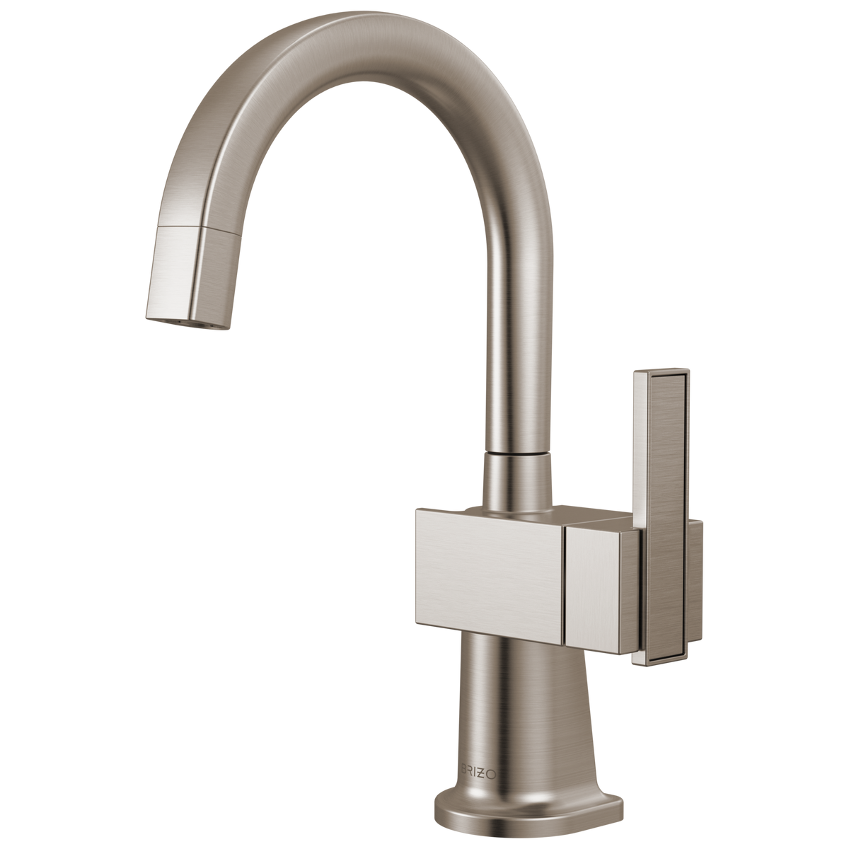 BEVERAGE FAUCET WITH ARC SPOUT