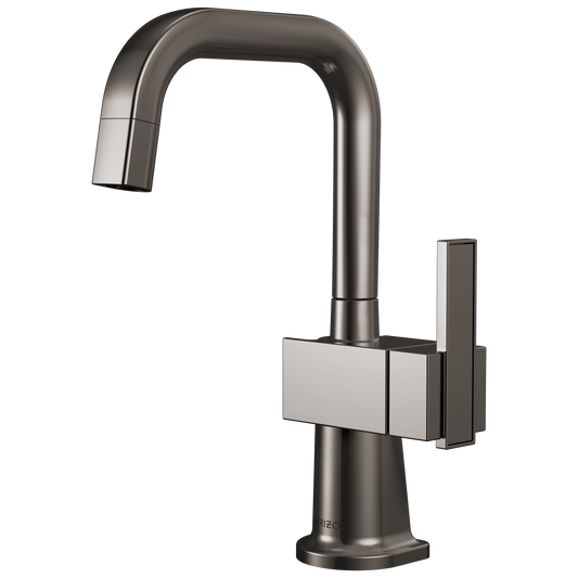 BEVERAGE FAUCET WITH SQUARE SPOUT