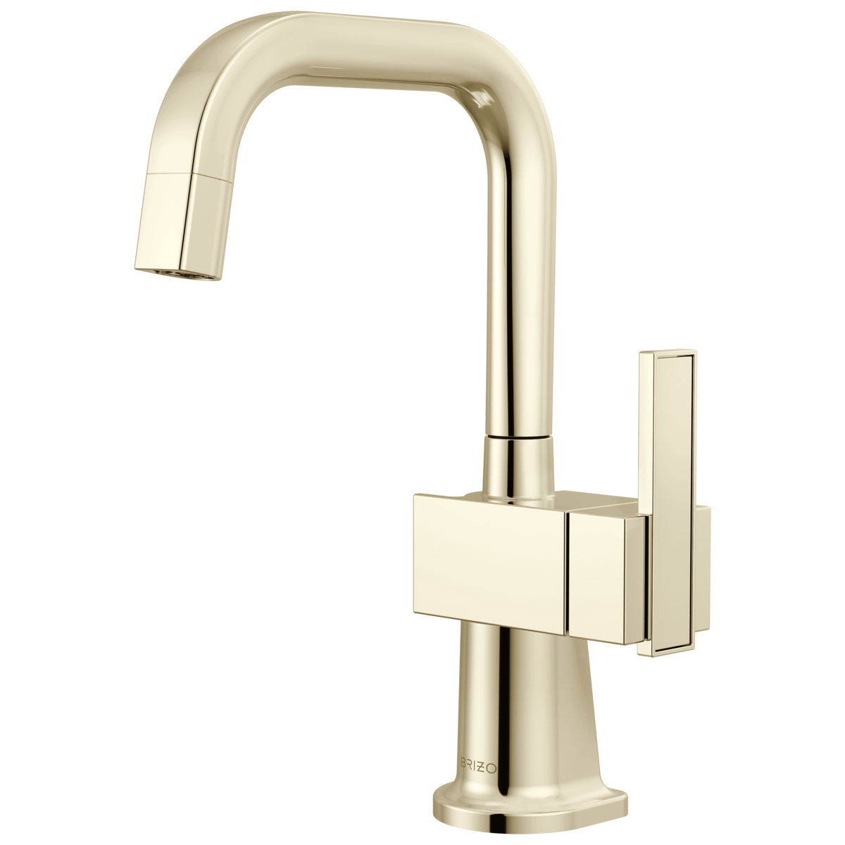 BEVERAGE FAUCET WITH SQUARE SPOUT