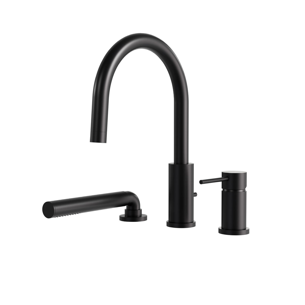 UMIX 3 PCS TUB FILLER WITH HANDSHOWER