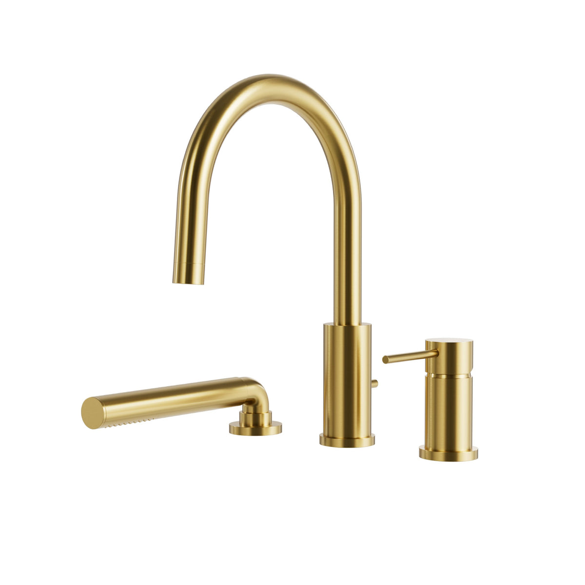 UMIX 3 PCS TUB FILLER WITH HANDSHOWER