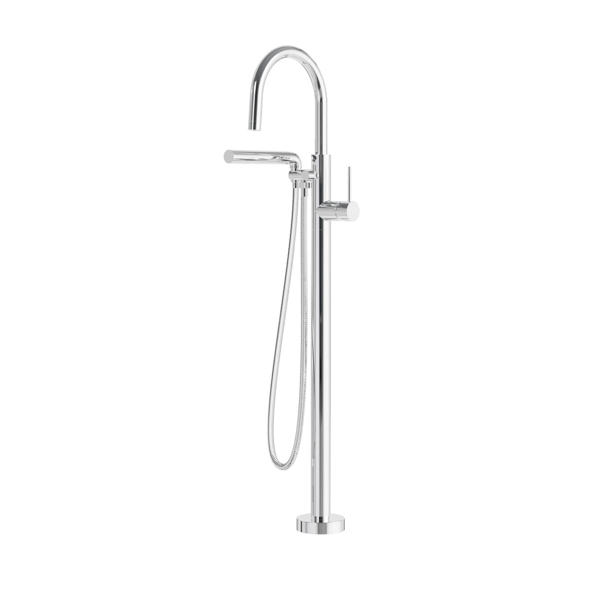 UMIX FLOOR TUB FILLER WITH HANDSHOWER